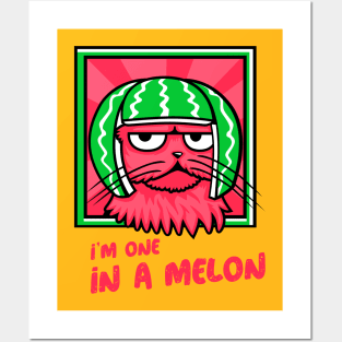 I'm one in a melon kitty Posters and Art